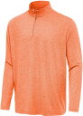【送料無料】 アンティグア メンズ シャツ トップス Antigua Men's Hunk 1/4 Zip Golf Pullover Mango Heather