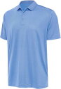 【送料無料】 アンティグア メンズ ポロシャツ トップス Antigua Men's Ellipse Golf Polo Columbia Blue