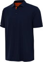 【送料無料】 アンティグア メンズ ポロシャツ トップス Antigua Men's Era Solid Golf Polo Navy/Mango