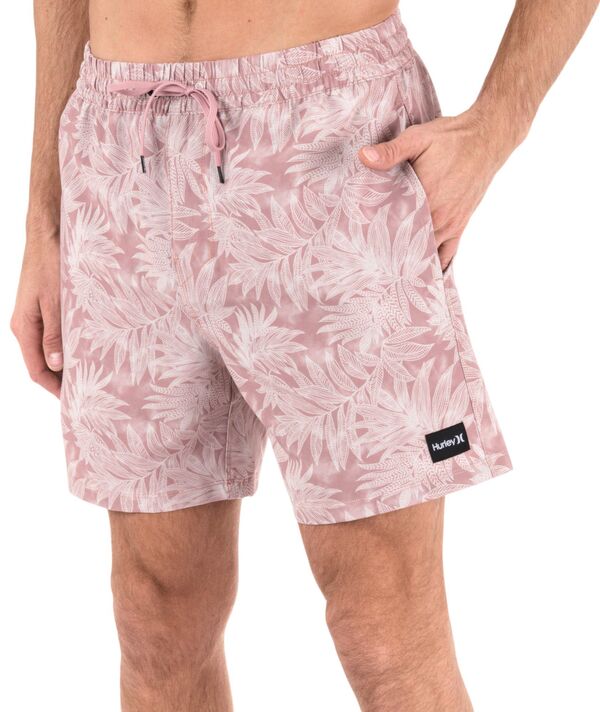 【送料無料】 ハーレー メンズ ハーフパンツ・ショーツ 水着 Hurley Men's Cannonball Volley Phantom Rose