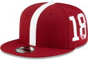 【送料無料】 ニューエラ レディース 帽子 アクセサリー New Era Men's Alabama Crimson Tide Crimson 9Fifty Helmet Adjustable Hat(4)