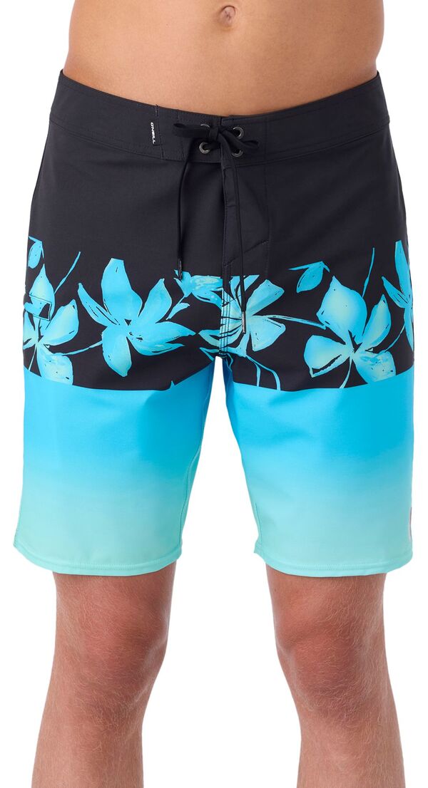 【送料無料】 オニール メンズ ハーフパンツ・ショーツ 水着 O'Neill Men's HyperFreak Heat Block 19" Shorts Turquoise