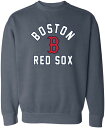 【送料無料】 ソフト アズ ア グレープ レディース パーカー・スウェット アウター Soft As A Grape Women's Boston Red Sox Blue Arch Crewneck Sweatshirt