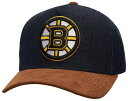 【送料無料】 ミッチェル&ネス レディース 帽子 アクセサリー Mitchell & Ness Adult Boston Bruins Distress Nav...
