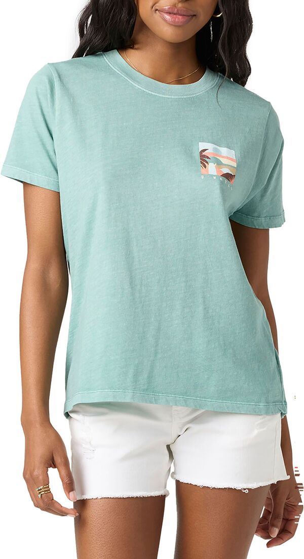 【送料無料】 オニール レディース Tシャツ トップス O'Neill Women's Oceanviews T-shirt Oil Blue