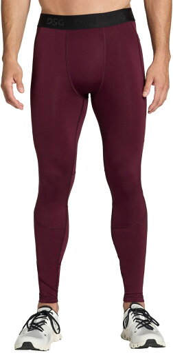 【送料無料】 DSG メンズ カジュアルパンツ ボトムス DSG Men's Compression Tights with Pocket Team Burgundy 【送料無料】 DSG メンズ カジュアルパンツ ボトムス DSG Men's Compression Tights with Pocket Team Burgundy