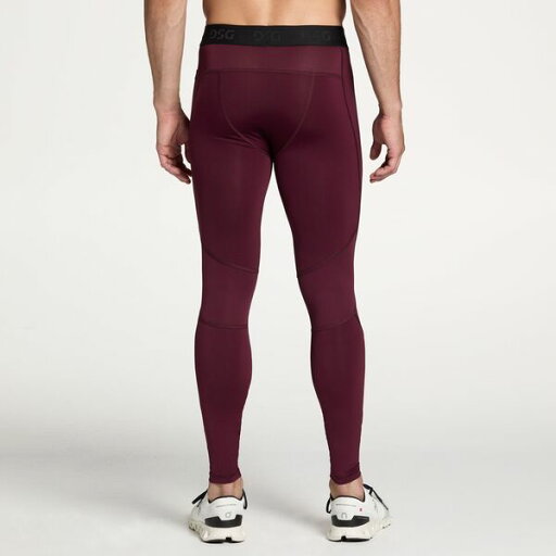 【送料無料】 DSG メンズ カジュアルパンツ ボトムス DSG Men's Compression Tights with Pocket Team Burgundy