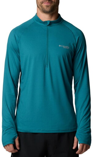 【送料無料】 コロンビア メンズ Tシャツ トップス Columbia Men's Endless Trail 1/2 Zip Mesh Long Sleeve T-Shirt River Blue 【送料無料】 コロンビア メンズ Tシャツ トップス Columbia Men's Endless Trail 1/2 Zip Mesh Long Sleeve T-Shirt River Blue