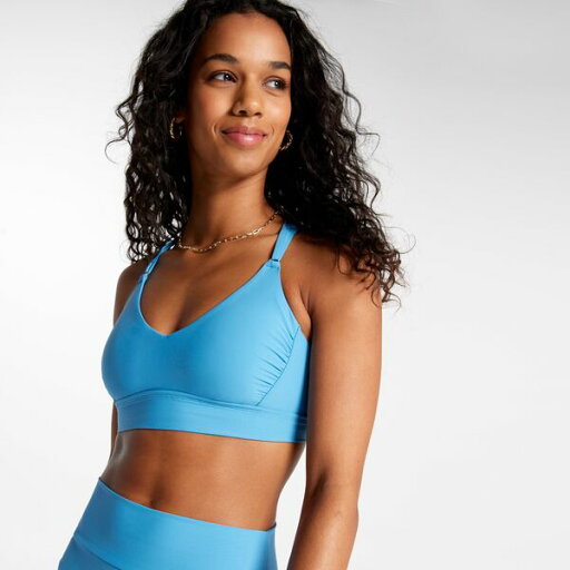 【送料無料】 キャリー レディース トップのみ 水着 CALIA Women's Strappy Back Ruched Medium Support Bikini Swim Top Tranquil Blue 【送料無料】 キャリー レディース トップのみ 水着 CALIA Women's Strappy Back Ruched Medium Support Bikini Swim Top Tranquil Blue