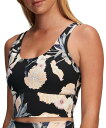 【送料無料】 アンダーアーマー レディース タンクトップ トップス Under Armour Women's Meridian Printed Crop Tank Top Black/Black(4)