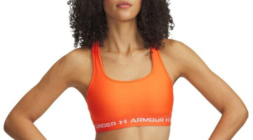 【送料無料】 アンダーアーマー レディース ブラジャー アンダーウェア Under Armour Women's Mid Crossback Sports Bra Fire 【送料無料】 アンダーアーマー レディース ブラジャー アンダーウェア Under Armour Women's Mid Crossback Sports Bra Fire