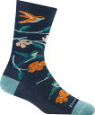 【送料無料】 ダーンタフ メンズ 靴下 アンダーウェア Darn Tough Women's Birds of a Feather Crew Lightweight Lifestyle Sock Midnight