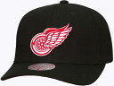 【送料無料】 ミッチェル&ネス レディース 帽子 アクセサリー Mitchell & Ness Adult Detroit Red Wings Pinch Bl...