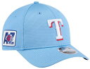 【送料無料】 ニューエラ レディース 帽子 アクセサリー New Era Adult Texas Rangers Light Blue Spring Training 9Forty Adjustable Hat(4)