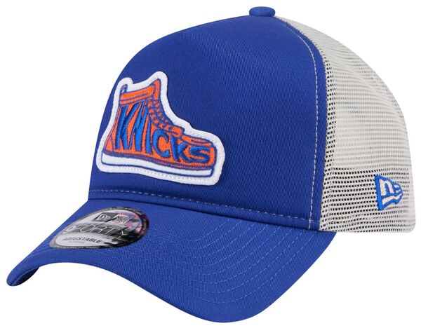 【送料無料】 ニューエラ メンズ 帽子 アクセサリー New Era Adult New York Knicks Blue 9Forty Adjustable Hat
