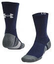 【送料無料】 アンダーアーマー メンズ 靴下 アンダーウェア Under Armour Adult UA Team Crew Socks Navy
