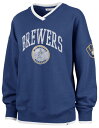 【送料無料】 フォーティーセブン レディース パーカー・スウェット アウター '47 Women's Milwaukee Brewers Blue Daze P...