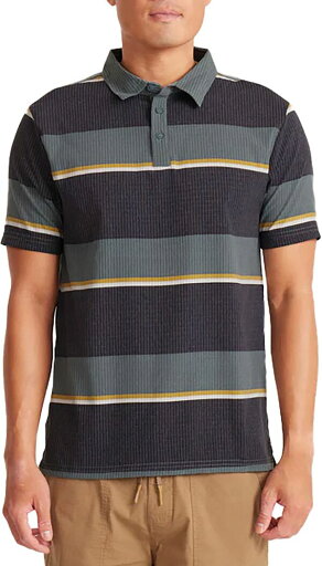 【送料無料】 ローアク メンズ ポロシャツ トップス Roark Men's Bless Up Polo Forest Stripe 【送料無料】 ローアク メンズ ポロシャツ トップス Roark Men's Bless Up Polo Forest Stripe