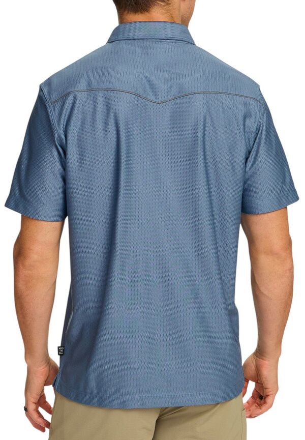 【送料無料】 ハウラーブラザーズ メンズ ポロシャツ トップス Howler Brothers Men's Ranchero Tech Polo Mirage Blue