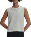 【送料無料】 バーレイ レディース タンクトップ トップス Varley Women's Page Seamless Crop Tank Top Snow Wh...