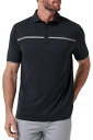 【送料無料】 トラビスマヒュー メンズ ポロシャツ トップス TravisMathew Men's Flight Plan Golf Polo Black