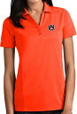 【送料無料】 アンティグア レディース ポロシャツ トップス Antigua Women's Auburn Tigers Orange Tribute Perf...