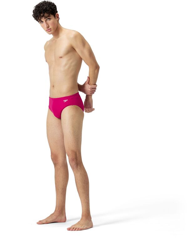 【送料無料】 スピード メンズ ハーフパンツ・ショーツ 水着 Speedo Men's Solid One Swim Briefs Magenta Haze