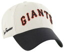 【送料無料】 フォーティーセブン メンズ 帽子 アクセサリー '47 Adult San Francisco Giants White Cooperstown Fieldstone MVP Adjustable Hat(4)