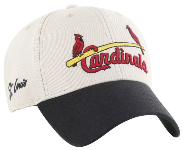 楽天ReVida 楽天市場店【送料無料】 フォーティーセブン レディース 帽子 アクセサリー '47 Adult St. Louis Cardinals White Cooperstown Fieldstone MVP Adjustable Hat