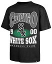 【送料無料】 フォーティーセブン メンズ Tシャツ トップス '47 Adult Chicago White Sox Black Rockem Foundation T-Shirt