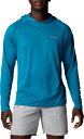 【送料無料】 コロンビア メンズ パーカー・スウェット アウター Columbia Men's PFG Solar Stream Hoodie Blue Echo