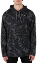 【送料無料】 ハーレー メンズ パーカー・スウェット アウター Hurley Men's OG Hooded Poncho Ion Grey