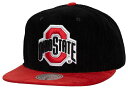 【送料無料】 ミッチェル&ネス レディース 帽子 アクセサリー Mitchell & Ness Adult Ohio State Buckeyes Black ...
