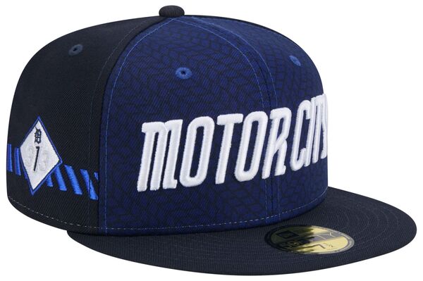 【送料無料】 ニューエラ メンズ 帽子 アクセサリー New Era Adult Detroit Tigers Navy Logo 59Fifty Fitted Hat