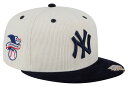 【送料無料】 ニューエラ メンズ 帽子 アクセサリー New Era Adult New York Yankees Cream 2Tone Corduroy 59Fifty Fitted Hat(4)