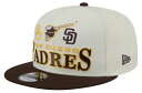 【送料無料】 ニューエラ レディース 帽子 アクセサリー New Era Adult San Diego Padres White Archive 9Fifty Adjustable Hat(4)