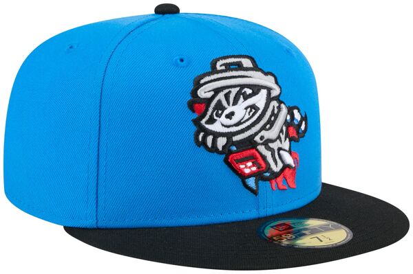 【送料無料】 ニューエラ レディース 帽子 アクセサリー New Era Adult Rocket City Trash Pandas Blue Logo 59Fifty Fitted Hat