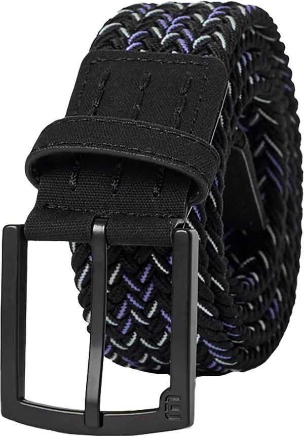 【送料無料】 トラビスマヒュー メンズ ベルト アクセサリー TravisMathew Men's Local Flavor Stretch Woven Golf Belt Black