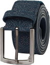 【送料無料】 トラビスマヒュー メンズ ベルト アクセサリー TravisMathew Men's World Link Canvas Stretch Golf Belt Mood Indigo