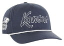 【送料無料】 フォーティーセブン レディース 帽子 アクセサリー '47 Adult Kansas Jayhawks Vintage Navy Overhand...