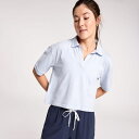 【送料無料】 キャリー レディース ポロシャツ トップス CALIA Women's Seamless Polo Pale Blue