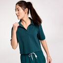 【送料無料】 キャリー レディース ポロシャツ トップス CALIA Women's Seamless Polo Sea Green