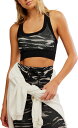 【送料無料】 フリーピープル レディース ブラジャー アンダーウェア FP Movement Women's Go To Printed Bra Black C...