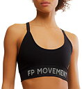 【送料無料】 フリーピープル レディース ブラジャー アンダーウェア FP Movement Women's Long Haul Logo Bra Black
