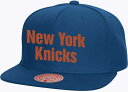 【送料無料】 ミッチェル&ネス メンズ 帽子 アクセサリー Mitchell & Ness Adult New York Knicks Blue Meshed ...