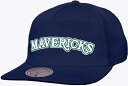 【送料無料】 ミッチェル&ネス レディース 帽子 アクセサリー Mitchell & Ness Adult Dallas Mavericks Navy Mesh...