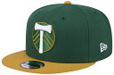 【送料無料】 ニューエラ メンズ 帽子 アクセサリー New Era Adult Portland Timbers Green Logo 9Fifty Adjustable Hat(4)