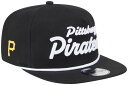 【送料無料】 ニューエラ レディース 帽子 アクセサリー New Era Adult Pittsburgh Pirates Black Team Text Go...