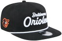 【送料無料】 ニューエラ レディース 帽子 アクセサリー New Era Adult Baltimore Orioles Black Team Text Gol...