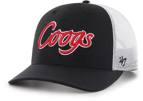 【送料無料】 フォーティーセブン レディース 帽子 アクセサリー '47 Adult Houston Cougars Black Trucker Hat